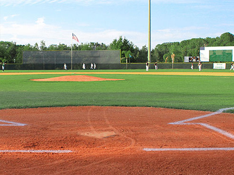 municipalities - well-groomed baseball field