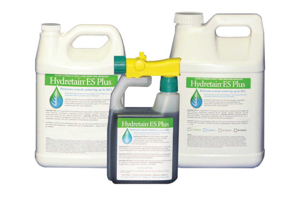 Hydretain: ES Plus in quart, 1 gallon, 2.5 gallonus