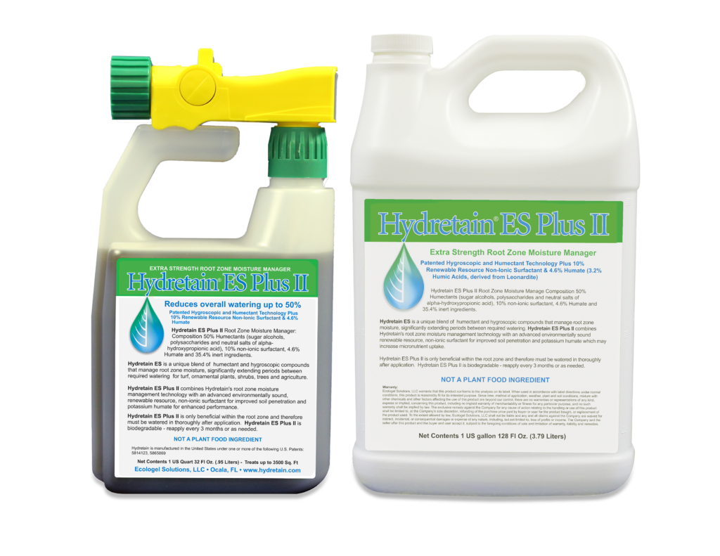 Hydretain Products: Hydretain ES2 – 1 gallon and 2.5 gallon