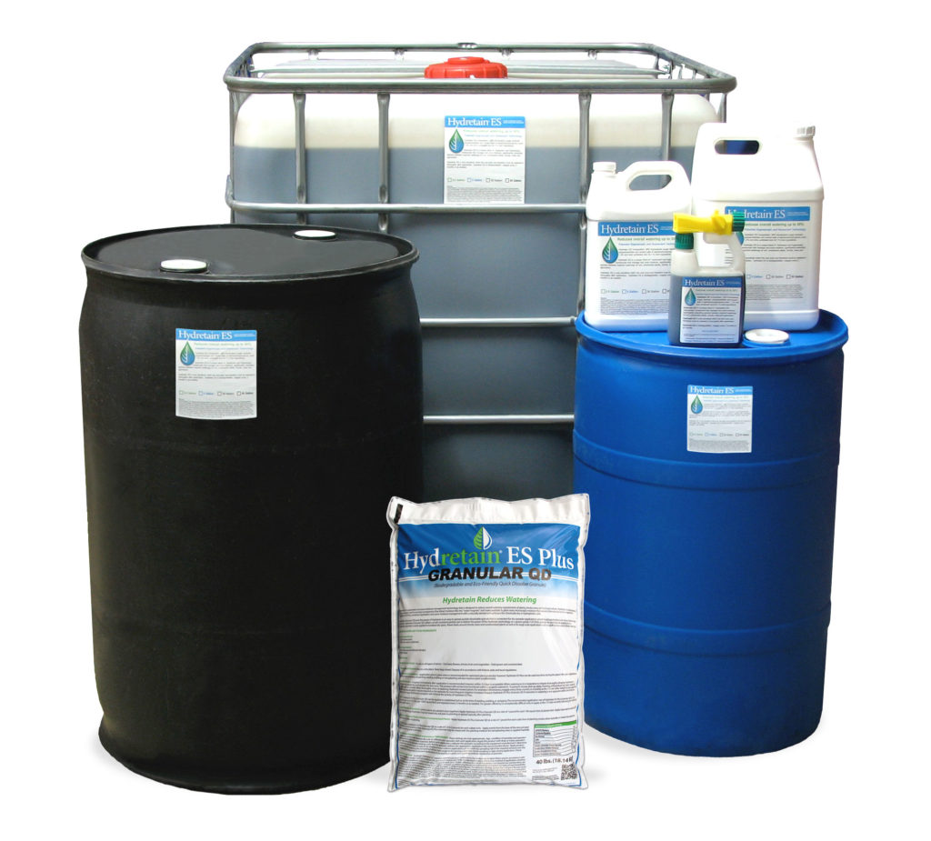 All sizes of Hydretain, including industrial sizes for professionals