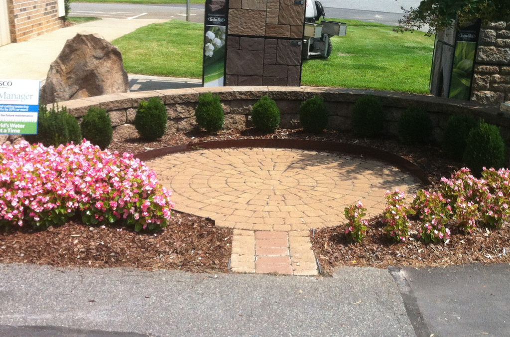 Results of planted flowers treated with Hydretain vs. untreated planted in a garden bed